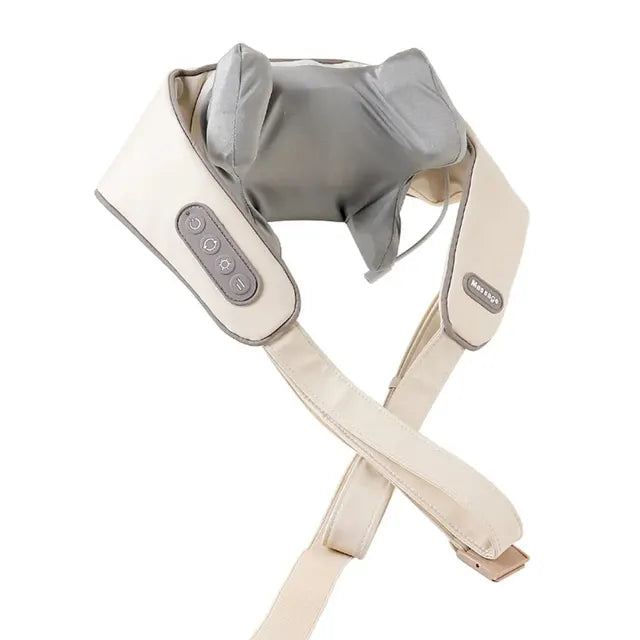 26W Neck and Shoulder Massager Wireless Shoulder and Back Kneading Massage Shawl Trapezius Neck Cervical Masajeador